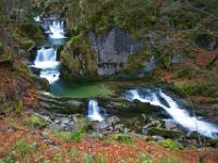 Ausblick zu den Wasserfallstufen